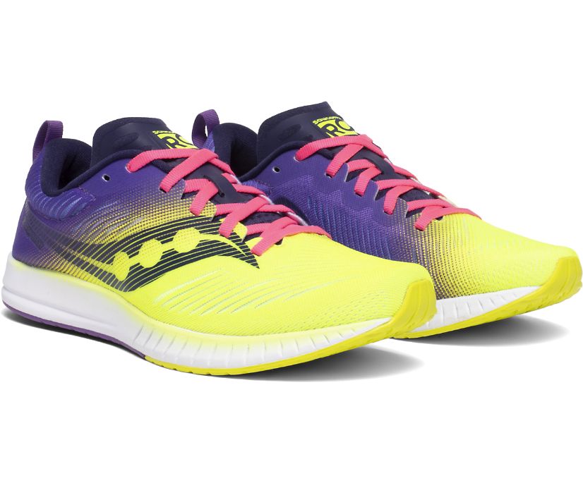 Női Saucony Fastwitch 9 Futócipő Sárga Lila | HU 361WNB